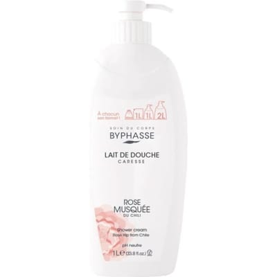 Douchemelk - BYPHASSE - Caresse - 1 L - Pompfles - Unisex