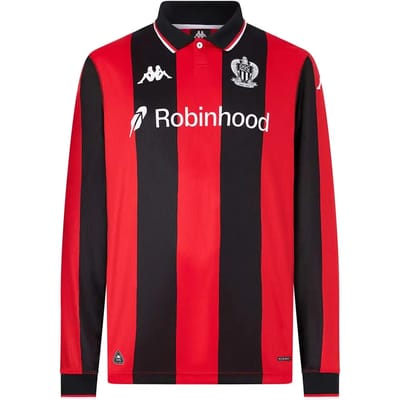 Thuis shirt met lange mouwen voor kinderen OGC Nice 2025/26