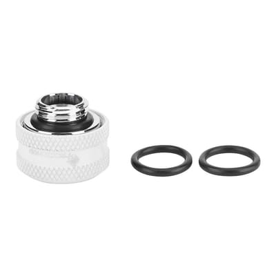 Dailygoods- Waterkoeling Fitting - Polycarbonaat/Messing - 4 Stuks - Geschikt voor 16 mm Buitendiameter - Drielaagse Afdichtingsringen - Duurzaam Gebruik - Waterkoeling Connector