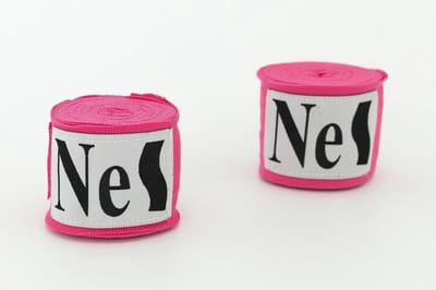 Nes Boksbandage - boxing handwraps- Boks Wraps - Boksbandages - Kickboks bandage - Roze - 2,75 meter
