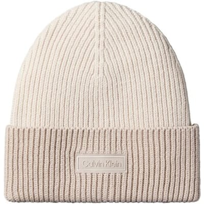Calvin Klein Muts Patch Wool Chunky Rib - Fashion Wear - Vrouwen