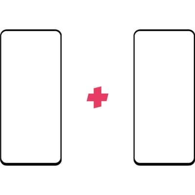DuoPack: Xiaomi Poco F2 Pro screenprotector gehard glas Edge to Edge