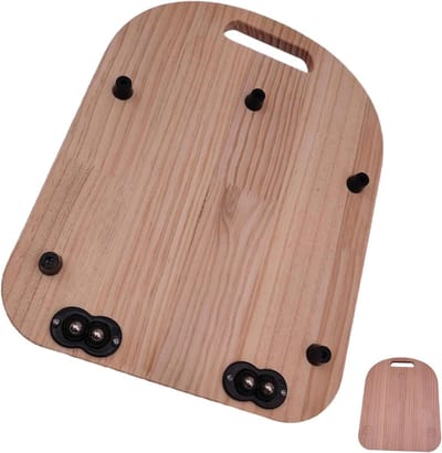 Keuken Schuifmat - Apparaat Verhuizer - Keukenapparaten Verplaatsen - Effectieve Werkblad Bescherming - 36 x 27.5 cm - Houtkleur