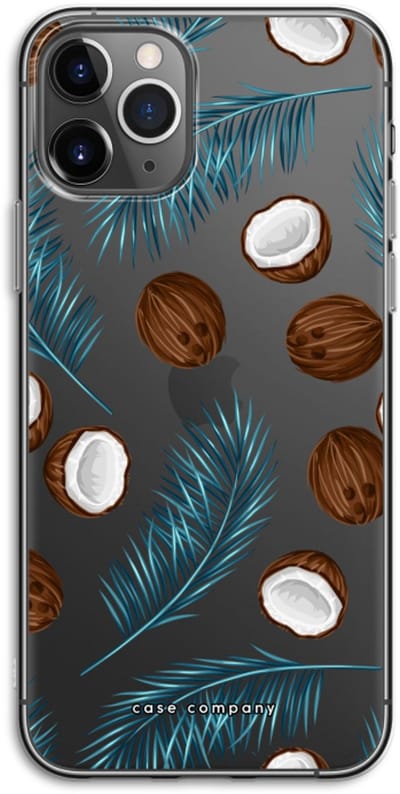 Case Company® - Hoesje geschikt voor iPhone 11 Pro hoesje - Kokosnoot - Soft Cover Telefoonhoesje - Bescherming aan alle Kanten en Schermrand