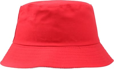 LOUD AND CLEAR® - Hoed - Bucket Hat - Vissershoedje - Zonnehoed - Heren - Dames - Rood