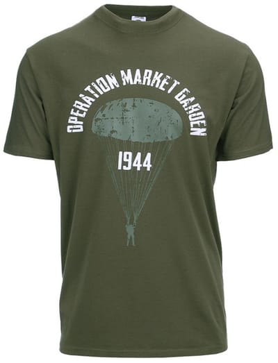 Fostex Garments - T-shirt Operation Market Garden (kleur: Groen / maat: M)