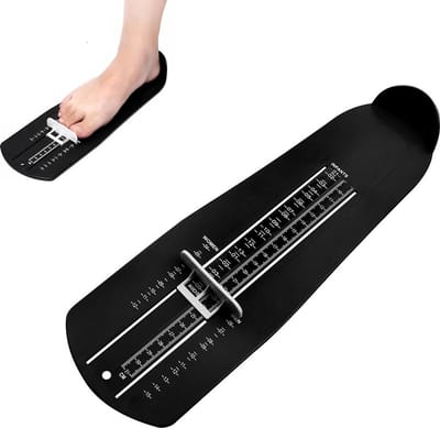 Schoenmaat Meter - Voetmeter - Voeten Meten - Universeel Meetsysteem - Schoenmaat Meter Kind - Schoenmeter - Maatregel - Kind En Volwassenen - Perfecte Pasvorm Zoeken - Meettabel - T/M 31 Cm - Schoenmaat 19 - 48 - Zwart
