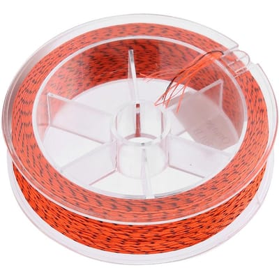100M Ligne de Pêche à la Mouche en Nylon Ligne Supplémentaire Extension de Bobine Lignes de Rechange (Noir+Orange) gray