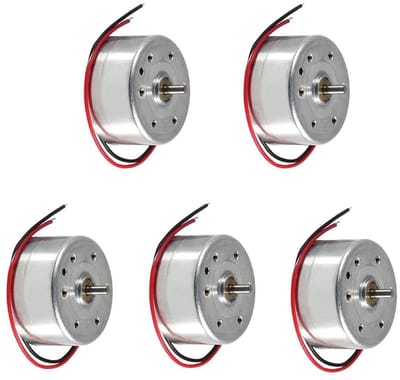 Mini Motor 5pcs DC 1.5V-3V-4.5V-6V-9V voor Educatieve Experimenten en DIY Projecten - 6500 rpm
