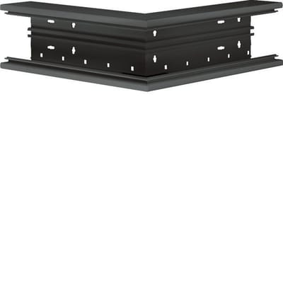 Hager BR65 buitenhoek 65x100 MM vast zwart - BR6510039011