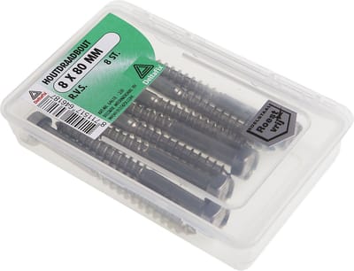 Deltafix houtdraadbout r.v.s. a2 6 x 30 mm din 571 25 st.