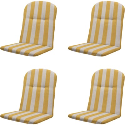 Madison kuipstoelkussen hoge rug amora - 96x45x3,5cm set van 4