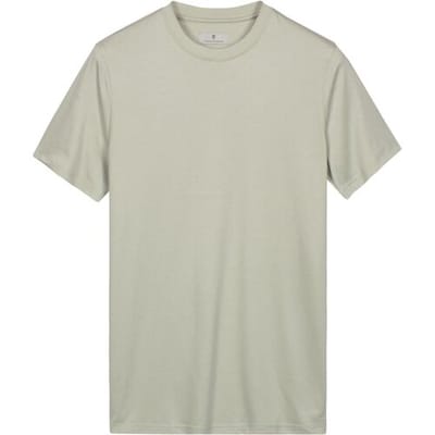 Thomas Maine T-Shirt Crew Neck Solid Color Liquid Cotton Mintgroen / male