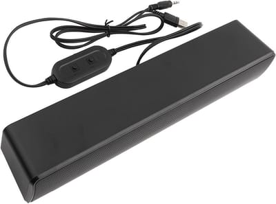 Compacte USB Soundbar met Stereo Geluid voor TV, PC en Laptop