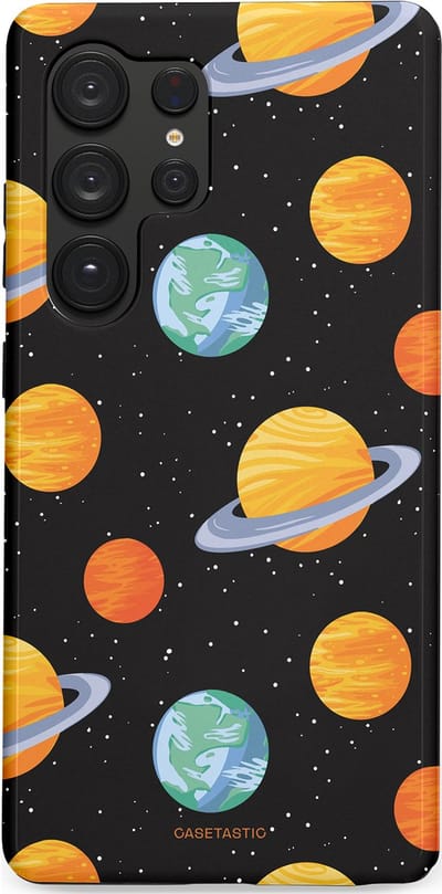 Casetastic Hoesje Geschikt voor Samsung S25 Ultra - Stijlvolle Beschermende Duo-layer Case - Universum reis