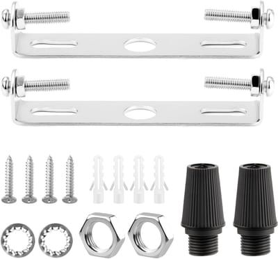 2x Plafondhouder Lamphouder Montagebeugel 55mm voor Hanglamp en Plafondverlichting