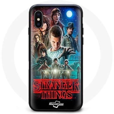 Hoesje - Stranger Things - Iphone XS Max - Hard - Zwart - Seizoen 2 OST