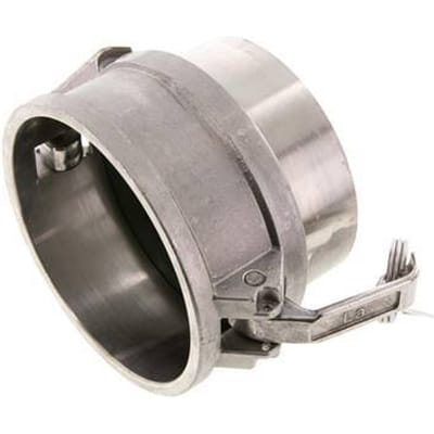 Camlock DN 90 (4'') Koppeling RVS met lasuiteinde (114.3 mm) Type B (AS) MIL-C-27487
