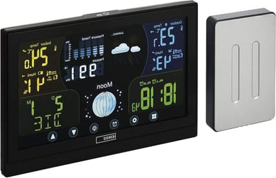 Weerstation Binnen en Buiten - Weerstation Draadloos Binnen Buiten - Weerstation met Buitensensor - meting