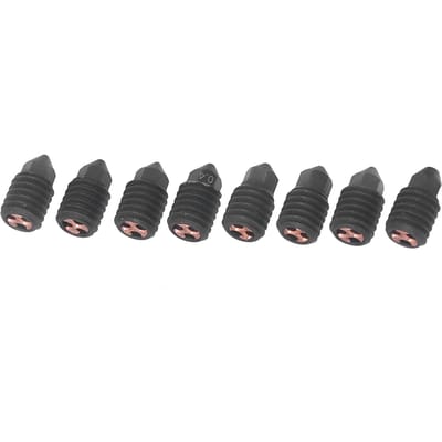 8 buses en acier trempé pour extrudeur d'imprimante 3D Bambu Lab Hotend Set 0.2 0.4 0.6 0.8mm