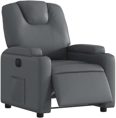 Elektrische Fauteuil - Verstelbare Leunstoel - Ontspannen Zitten - Elektrische Verstelling - 110 kg Capaciteit - Grijs