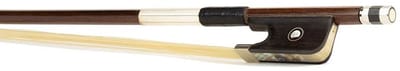 ELS BA-25/44 strijkstok altviool, 4/4, brazielhout, achthoekige stok, ebben slof, parijs oog, nikkelen montuur