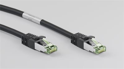 Danicom Cat8 S/FTP (PIMF) patchkabel - 0,25 meter zwart - netwerkkabel - internetkabel - UTP kabel - RJ45 - 10000 mbit/s