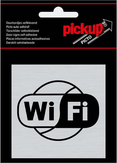 Pickup Route Alulook Alu Picto 80x80 mm - wifi