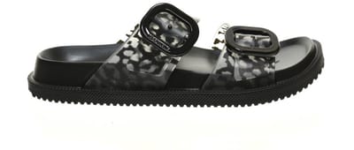 Lemon Jelly Zwarte Slippers maat 35-36
