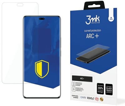 3MK ARC+ Serie - Schermbeschermer - Honor 80 Pro - Volledige Dekking - Zelfherstellende Technologie