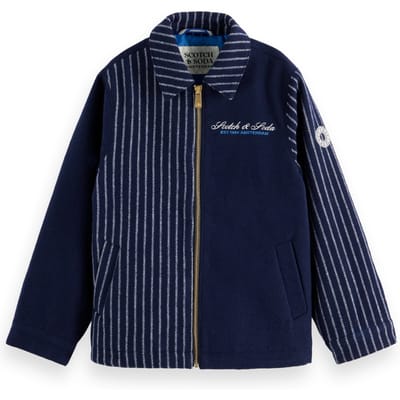 Scotch & Soda Boy In-between Coach Zip Jacket Navy Taglia: 6 | Giacche Outlet | kids | Blu