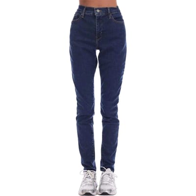 Levis Dames/Dames Denim Skinny Jeans (Lichte stonewash)