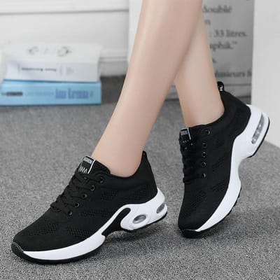 nieuwe mesh geweven damesschoenen Koreaanse versie veelzijdige en comfortabele casual schoenen dames plus size sportschoenen 40 gray