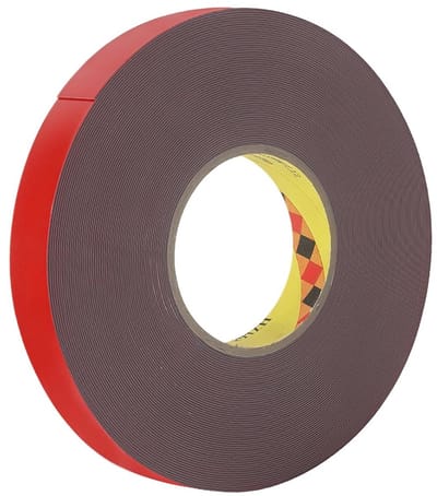 Extra sterke dubbelzijdige tape, 25 m x 20 mm, weerbestendig en hittebestendig, ideaal voor auto-accessoires, doe-het-zelf reparaties en huishoudelijk gebruik