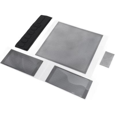 Stofpluggen Filterset voor Xbox Series X Silicone Stofdichte Stofpreventie Afdekkap Hoes Mesh Filter gray