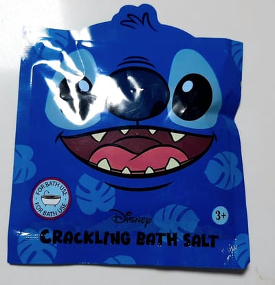 Disney Stitch crackling bath salt - knisperend badzout - Lilo & Stitch - 3+ - knetterbadzout - voor in bad
