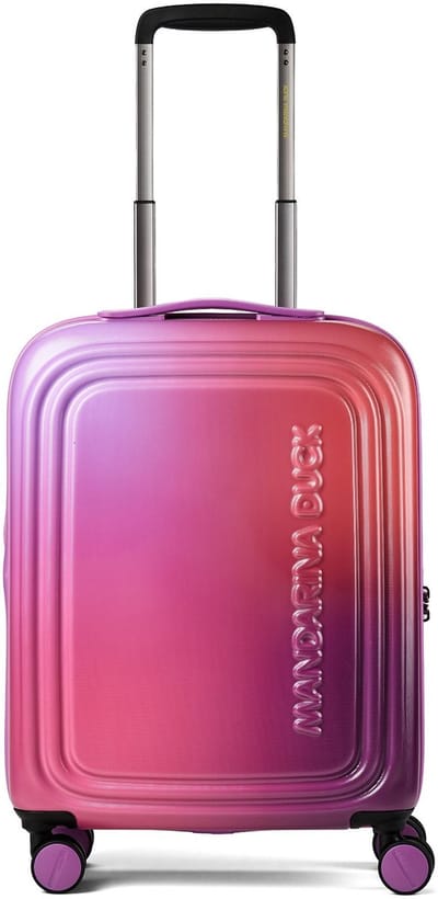 Mandarina Duck Logoduck + 4 wielen Cabinewagen 55 cm met uitbreidingsplooi - Harde bagage - TSA slot - winter sunrise
