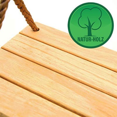Houten Kinderschommel 38x20 cm - Weerbestendig Schommelbankje voor Binnen en Buiten