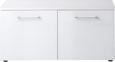 Germania Schoenenkast Scalea - L97 x B40 x H47 cm - Hoogglans - Wit