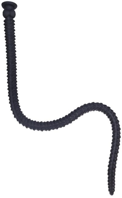 Gangbangster - Big Dick Sneek - Anaal Dildo - 90 x 3.5 cm - Zwart