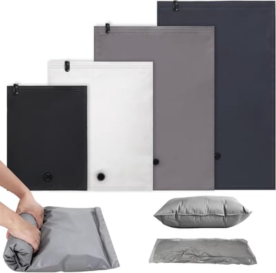 Compressiezakken - Vacuümzakken Opbergen - Reizen Seizoenswissel - Zonder Pomp 3D - 80x100x38 cm - Diverse Kleuren