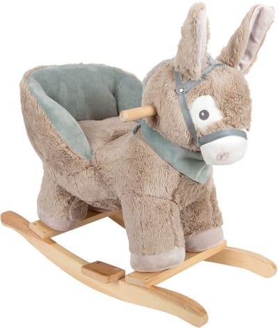 Small Foot - Wooden Bump Donkey with Chair