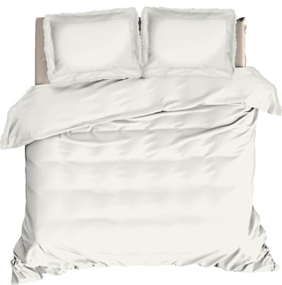 Livello Dekbedovertrek Luna Offwhite 1 persoons