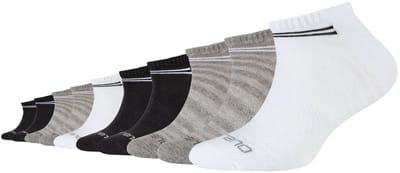 camano, Kindersokken, sportsokken, mesh-ventilatie, zonder compressie, ondersteuning van de voetboog, gekamd katoen, verstevigde hiel, verstevigde teen, zachte teen naden, camano, 10-pack, sneakersokken, comfort.