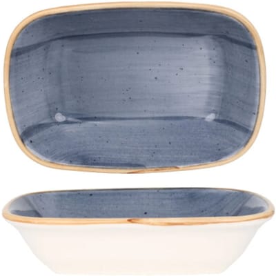 Bonna Serveerschaal - Aura Dusk - Porselein - 17x11.5 cm - set van 2