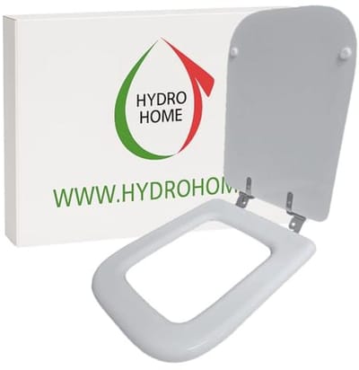 Houten Toilettseat van Topkwaliteit Coating met Polyesterhars - Grijs