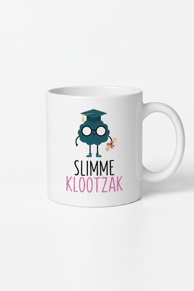 Slimme Klootzak Mok - Cadeau voor Geslaagde Studenten - 330ml