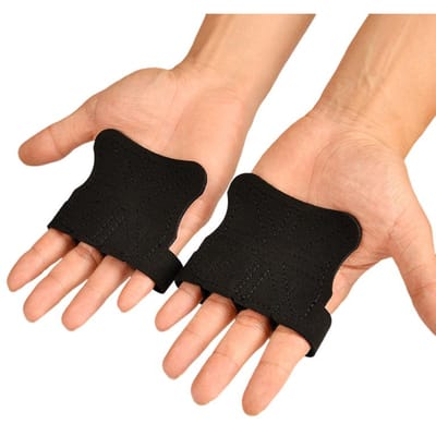 Fitness Handschoenen met Vier Vingers Ademend Antislip Schokabsorberend Dumbbell Gewichtheffen Trainingshandschoenen voor Mannen Vrouwen