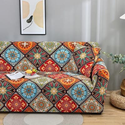 Geometrische Bankhoezen Voor Woonkamer Modern Elastische Bankhoes Hoekbank Slipcovers Fauteuil Bankhoes S ( AF-90-140cm)1pc