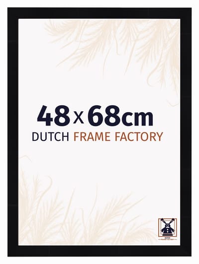 Fotolijst 48x68 cm - MDF - Zwart Hoogglans - Praag
